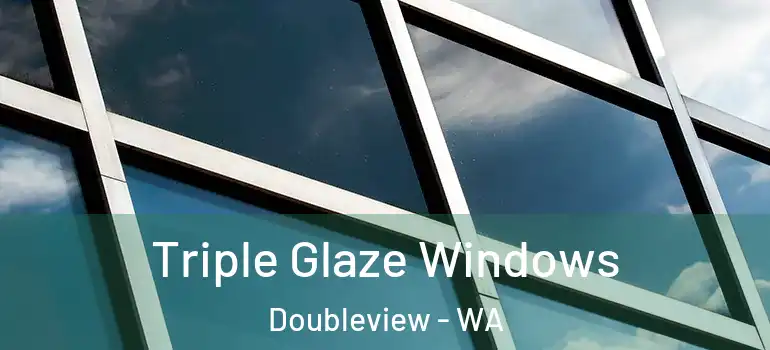  Triple Glaze Windows Doubleview - WA