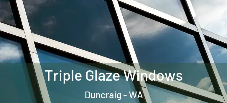 Triple Glaze Windows Duncraig - WA
