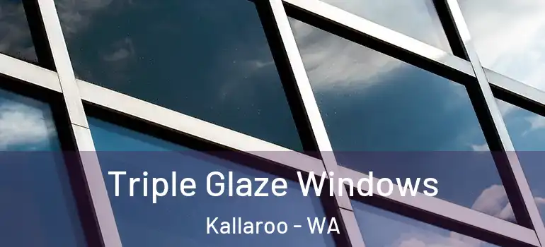 Triple Glaze Windows Kallaroo - WA