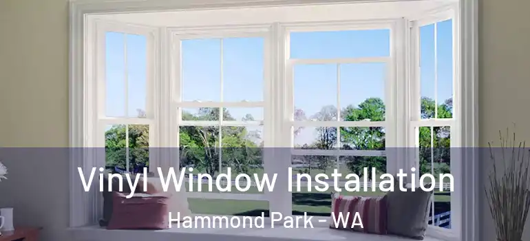 Vinyl Window Installation Hammond Park - WA