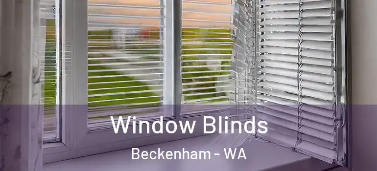 Window Blinds Beckenham - WA