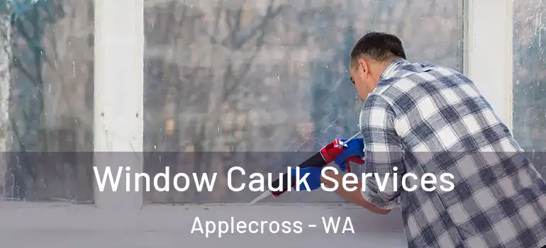 Window Caulk Services Applecross - WA