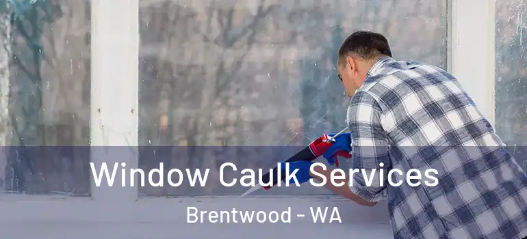  Window Caulk Services Brentwood - WA