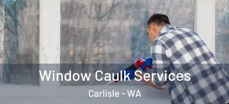  Window Caulk Services Carlisle - WA