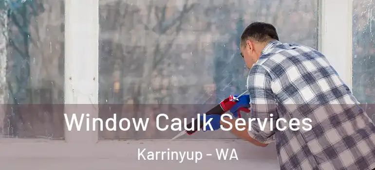 Window Caulk Services Karrinyup - WA