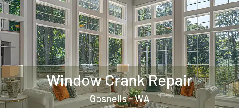  Window Crank Repair Gosnells - WA