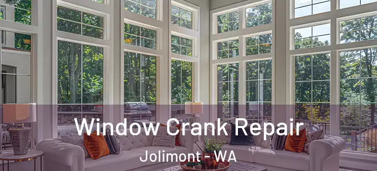  Window Crank Repair Jolimont - WA