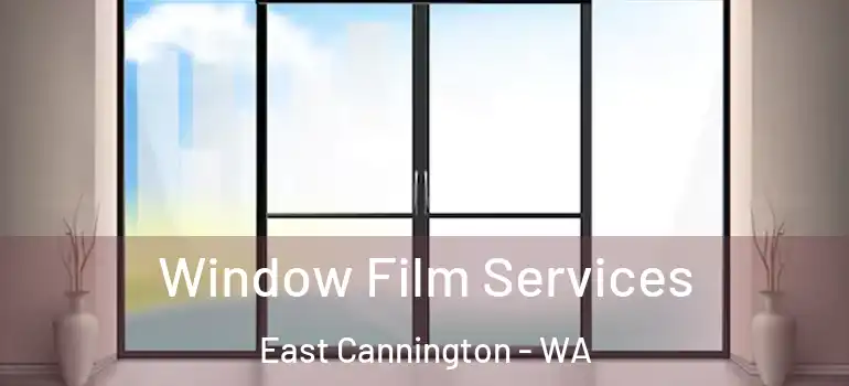 Window Film Services East Cannington - WA