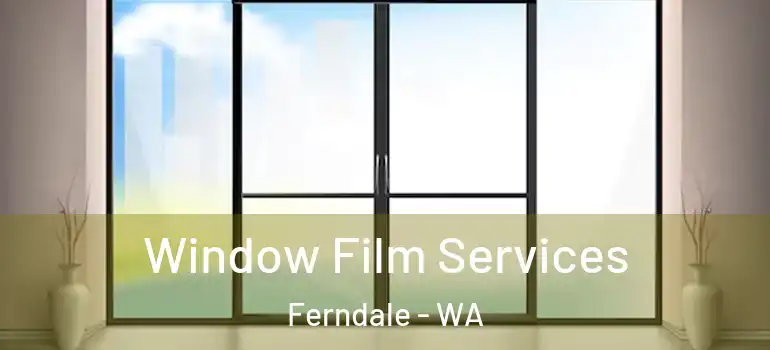  Window Film Services Ferndale - WA
