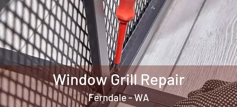  Window Grill Repair Ferndale - WA