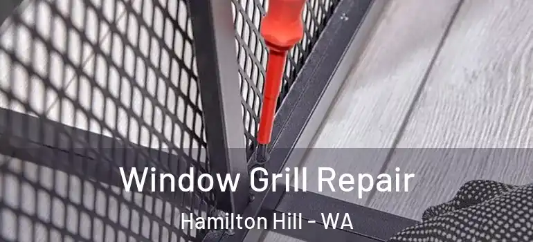  Window Grill Repair Hamilton Hill - WA