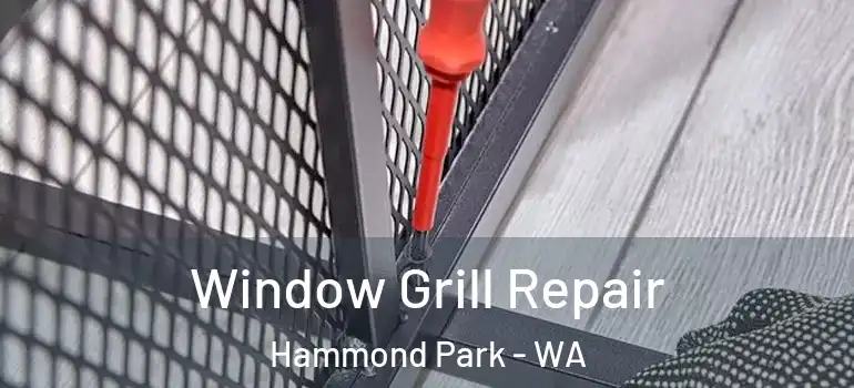  Window Grill Repair Hammond Park - WA