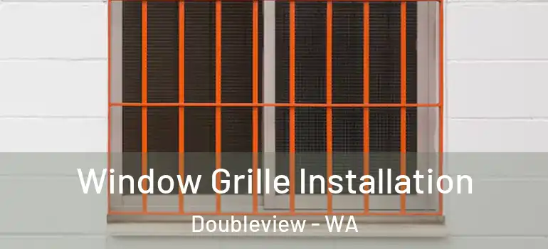 Window Grille Installation Doubleview - WA