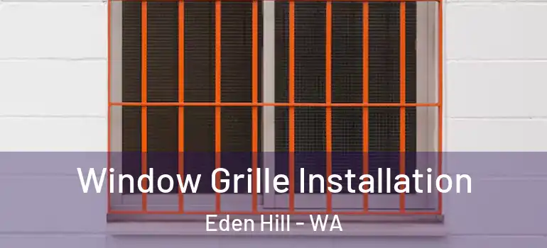  Window Grille Installation Eden Hill - WA
