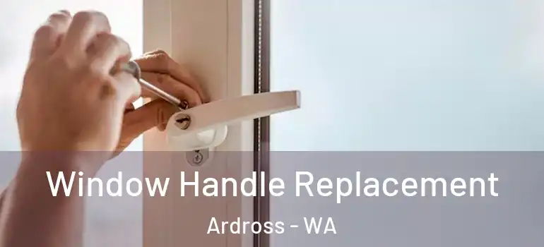 Window Handle Replacement Ardross - WA