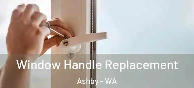 Window Handle Replacement Ashby - WA