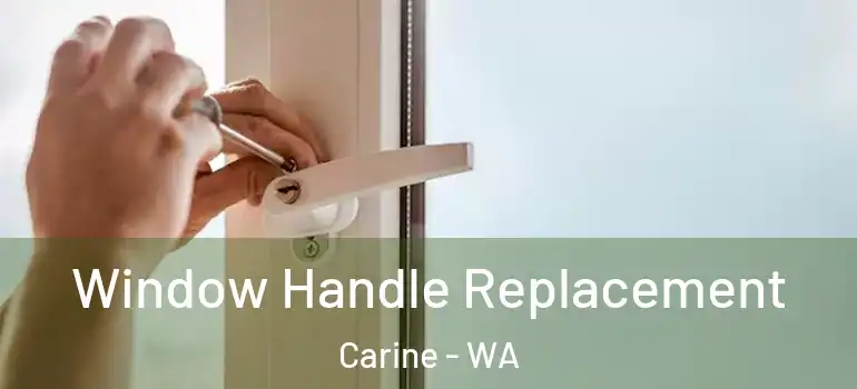 Window Handle Replacement Carine - WA