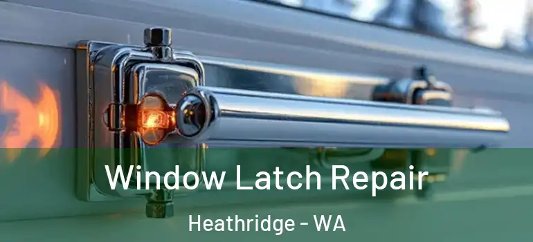  Window Latch Repair Heathridge - WA