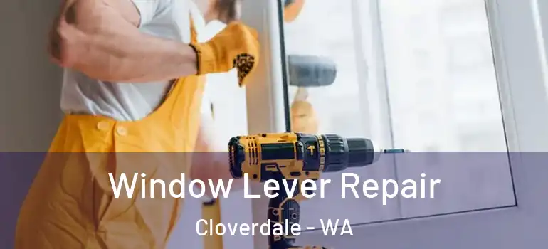 Window Lever Repair Cloverdale - WA