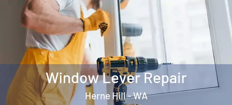 Window Lever Repair Herne Hill - WA