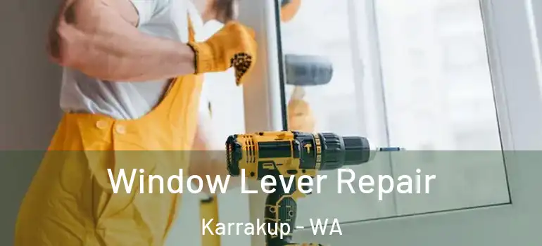 Window Lever Repair Karrakup - WA