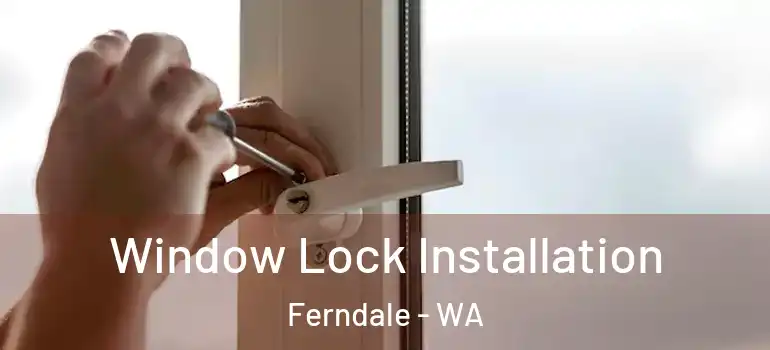  Window Lock Installation Ferndale - WA