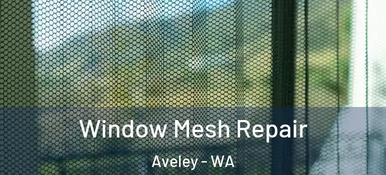 Window Mesh Repair Aveley - WA