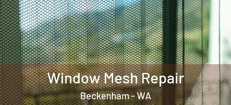Window Mesh Repair Beckenham - WA