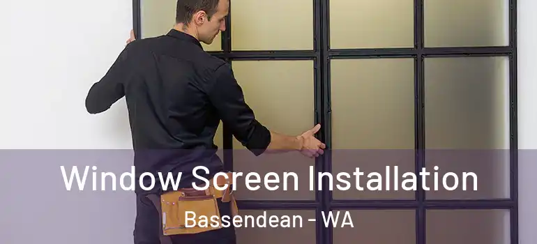 Window Screen Installation Bassendean - WA