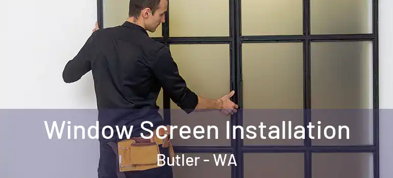 Window Screen Installation Butler - WA