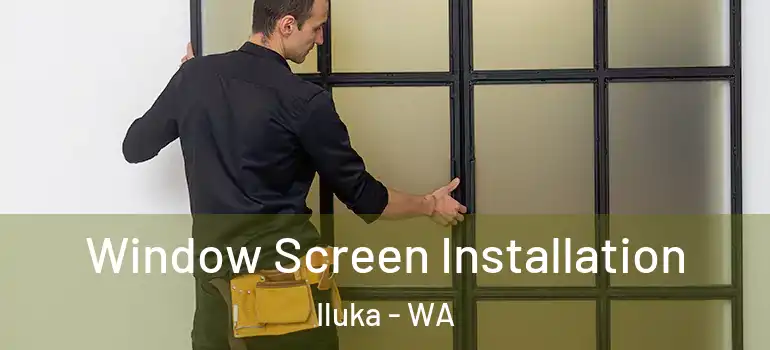  Window Screen Installation Iluka - WA
