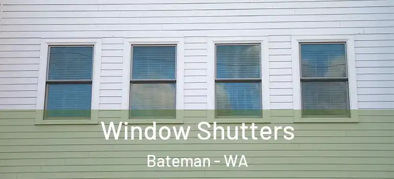 Window Shutters Bateman - WA