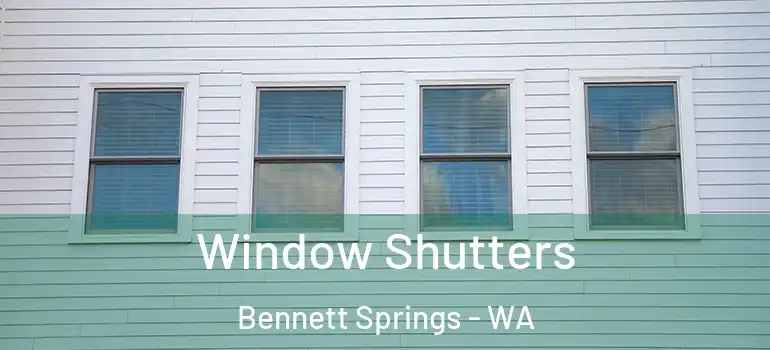  Window Shutters Bennett Springs - WA