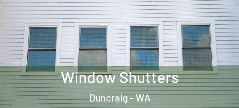 Window Shutters Duncraig - WA