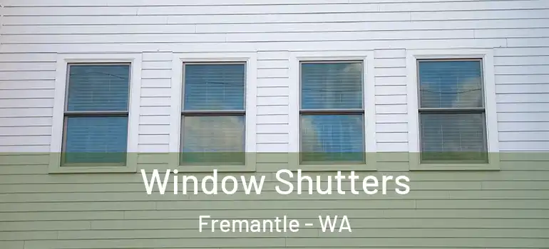  Window Shutters Fremantle - WA