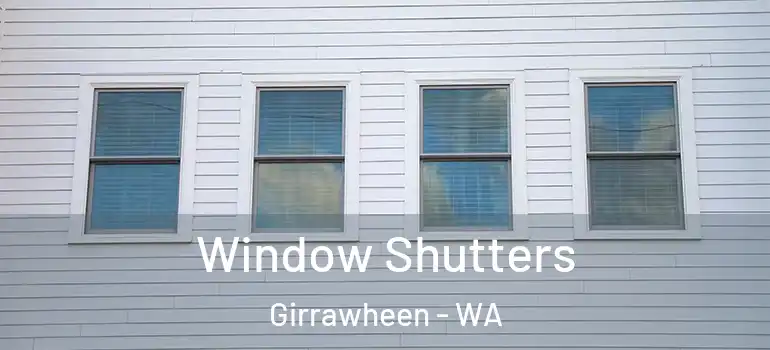 Window Shutters Girrawheen - WA