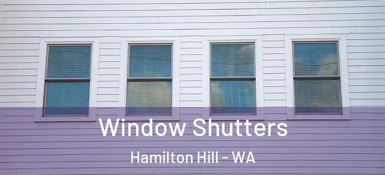  Window Shutters Hamilton Hill - WA