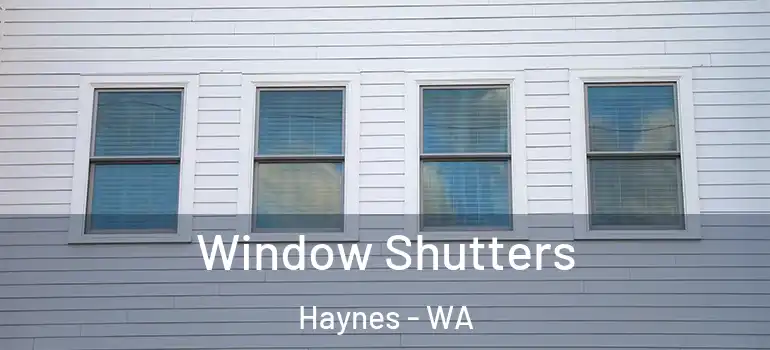 Window Shutters Haynes - WA