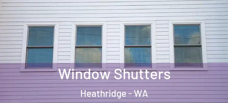  Window Shutters Heathridge - WA