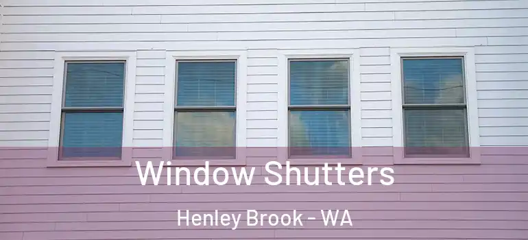  Window Shutters Henley Brook - WA
