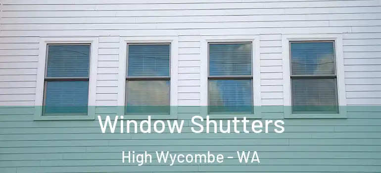  Window Shutters High Wycombe - WA