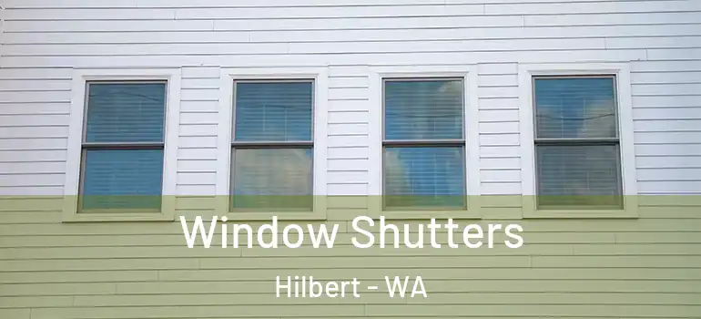 Window Shutters Hilbert - WA