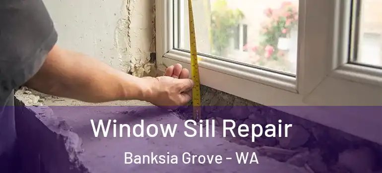  Window Sill Repair Banksia Grove - WA