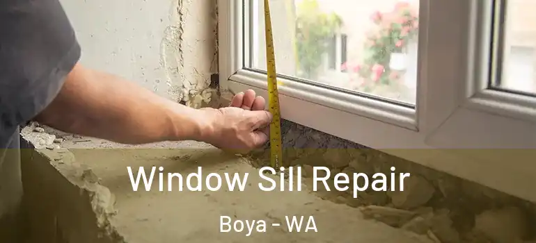  Window Sill Repair Boya - WA