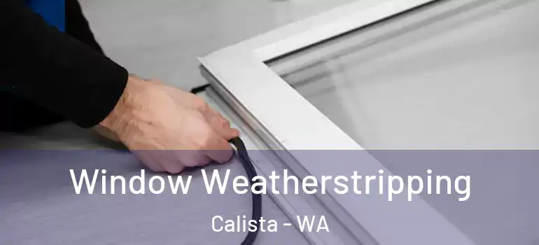  Window Weatherstripping Calista - WA