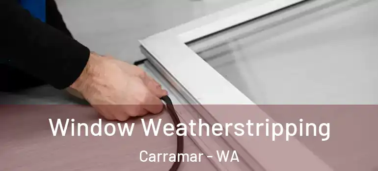  Window Weatherstripping Carramar - WA