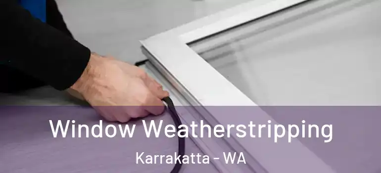  Window Weatherstripping Karrakatta - WA
