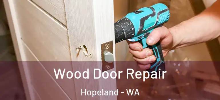  Wood Door Repair Hopeland - WA